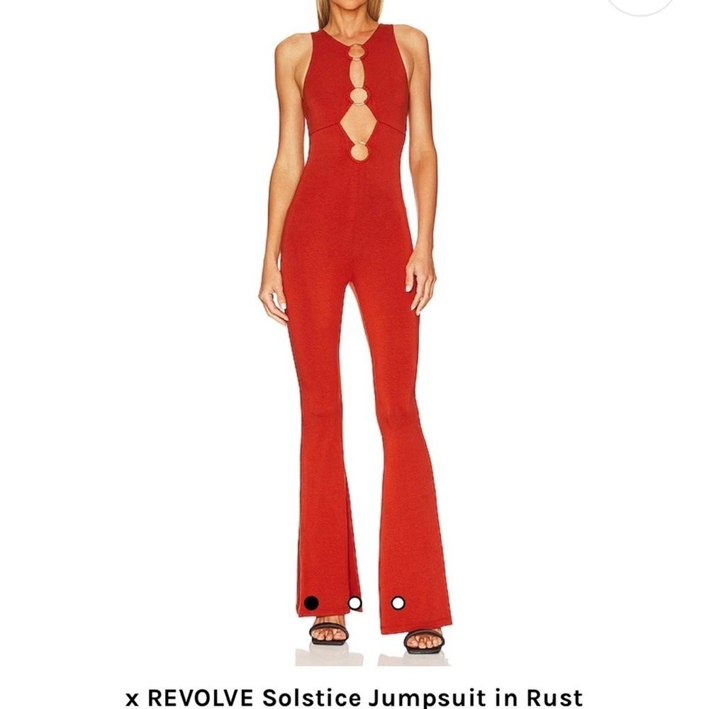 RUMER Rust X Revolve Solstice‎ Tank Top Jumpsuit **FLAWS** Size XS